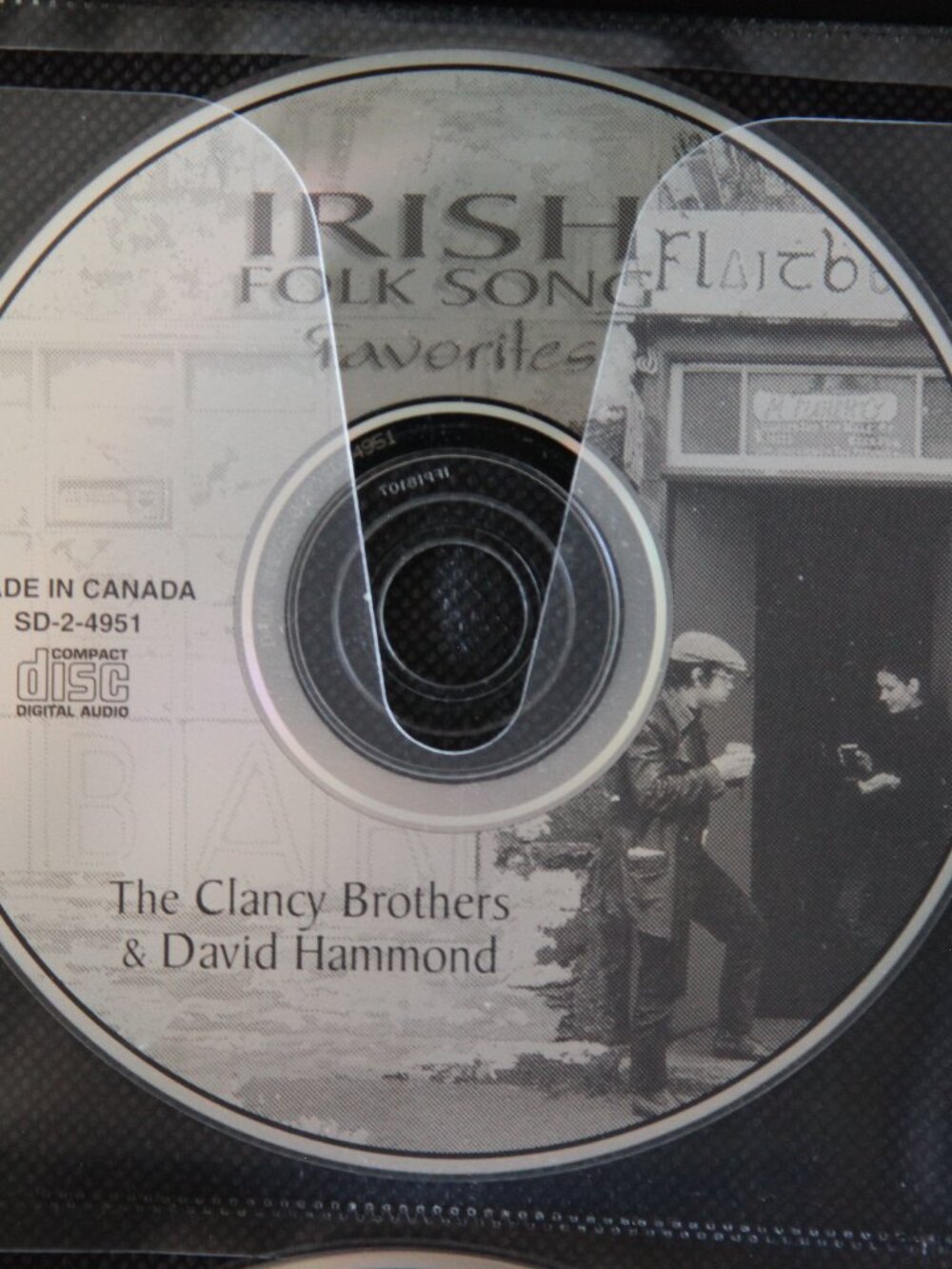 Irish Folk Song Favourites Music CD